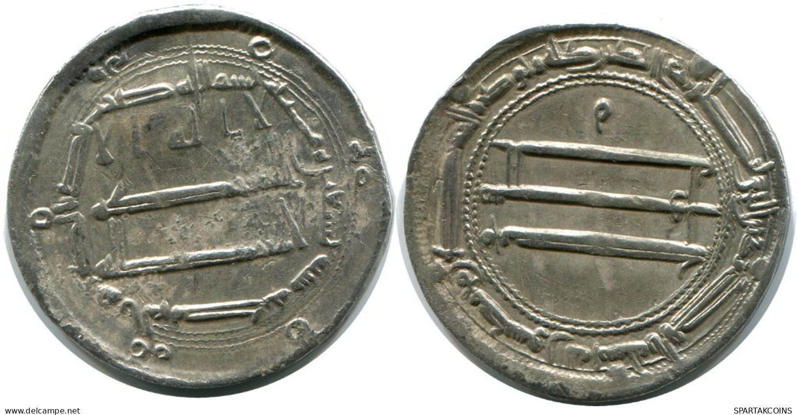 ABBASID AL-MUQTADIR AH 295-320/ 908-932 AD Silver DIRHAM #AH184.45.U.A - Orientalische Münzen