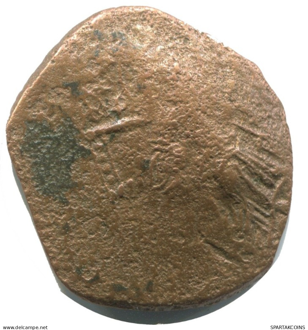 FOLLIS AUTHENTIC ORIGINAL ANCIENT BYZANTINE Coin 2.5g/25mm #AB344.9.U.A - Byzantines
