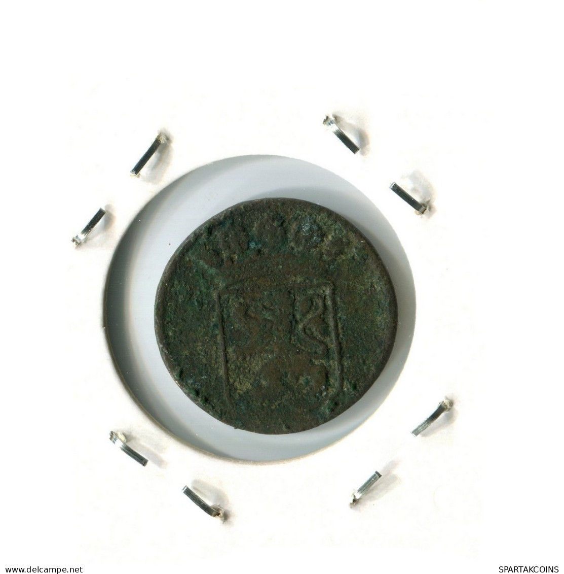 1746 HOLLAND VOC DUIT NETHERLANDS INDIES NEW YORK COLONIAL PENNY #VOC2575.7.U.A - Dutch East Indies