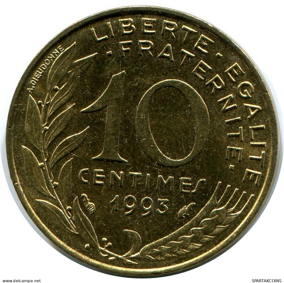 10 CENTIMES 1993 FRANCE Pièce #AZ386.F.A - 10 Centimes