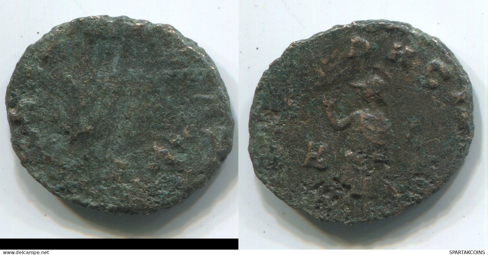 LATE ROMAN IMPERIO Follis Antiguo Auténtico Roman Moneda 1.6g/17mm #ANT2119.7.E.A - La Fin De L'Empire (363-476)