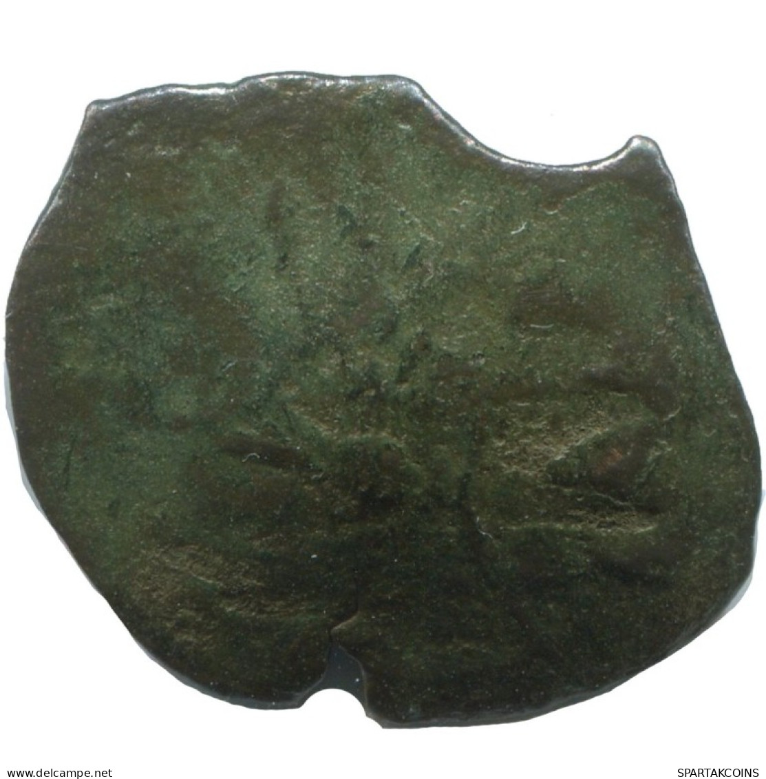 Authentic Original Ancient BYZANTINE EMPIRE Trachy Coin 1g/19mm #AG717.4.U.A - Byzantine