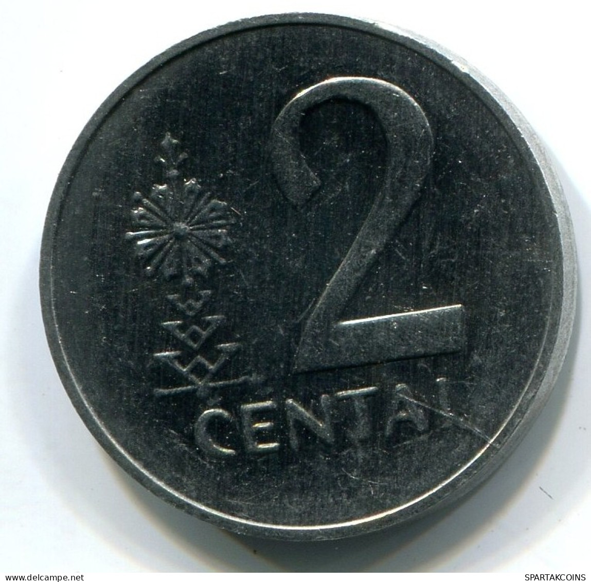 2 CENTAI 1991 LITAUEN LITHUANIA UNC Münze #W10805.D.A - Lituania