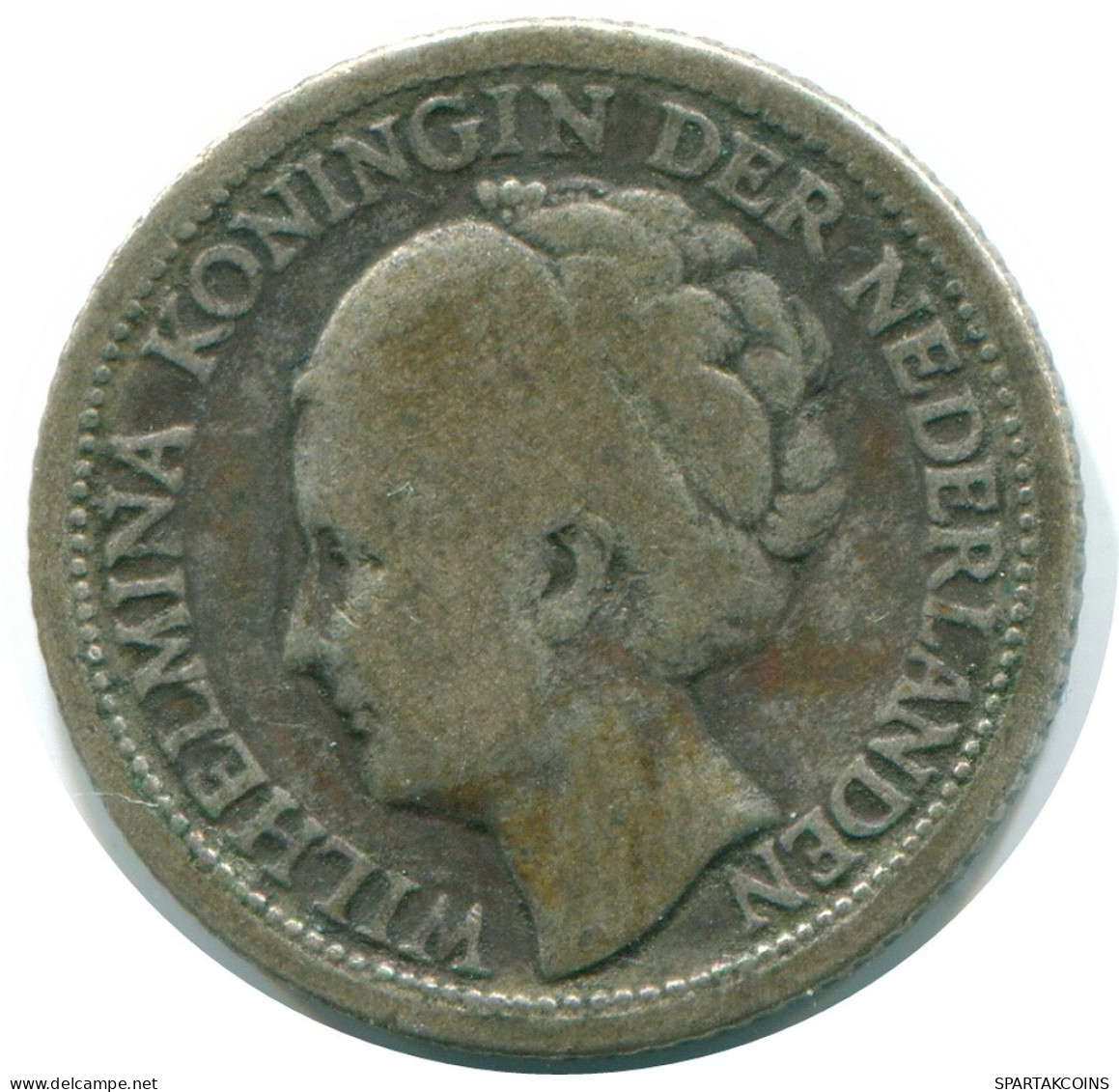 1/4 GULDEN 1944 CURACAO Netherlands SILVER Colonial Coin #NL10702.4.U.A - Curacao