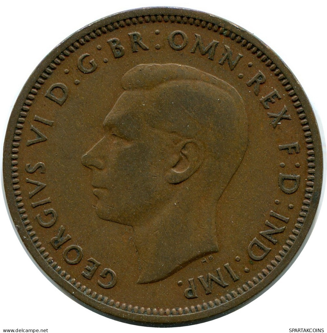 HALF PENNY 1941 UK GRANDE-BRETAGNE GREAT BRITAIN Pièce #BA975.F.A - C. 1/2 Penny