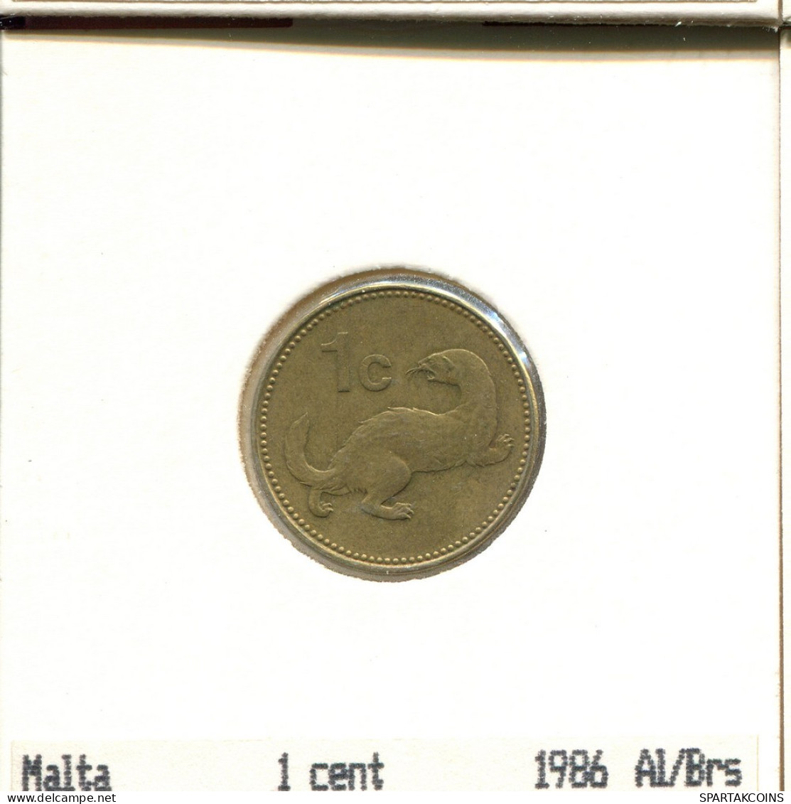 1 CENT 1986 MALTA Coin #AS634.U.A - Malte