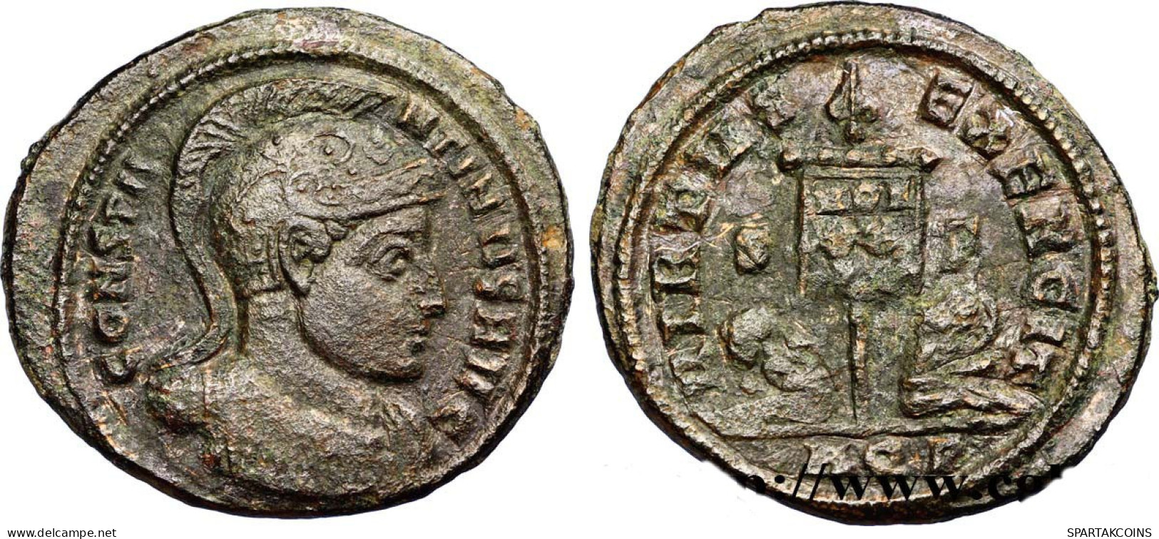 CONSTANTINE I THE GREAT Mint Aquilee 320 Rarity: R2 2.96g/19.5mm #ANC10009.48.U.A - The Christian Empire (307 AD Tot 363 AD)