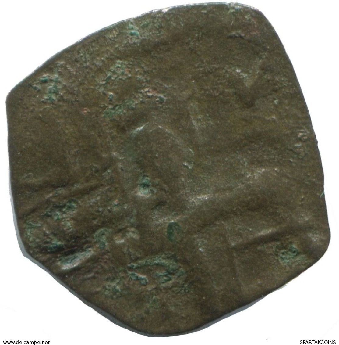 Authentique Original Antique BYZANTIN EMPIRE Pièce 0.9g/19mm #AG734.4.F.A - Byzantinische Münzen