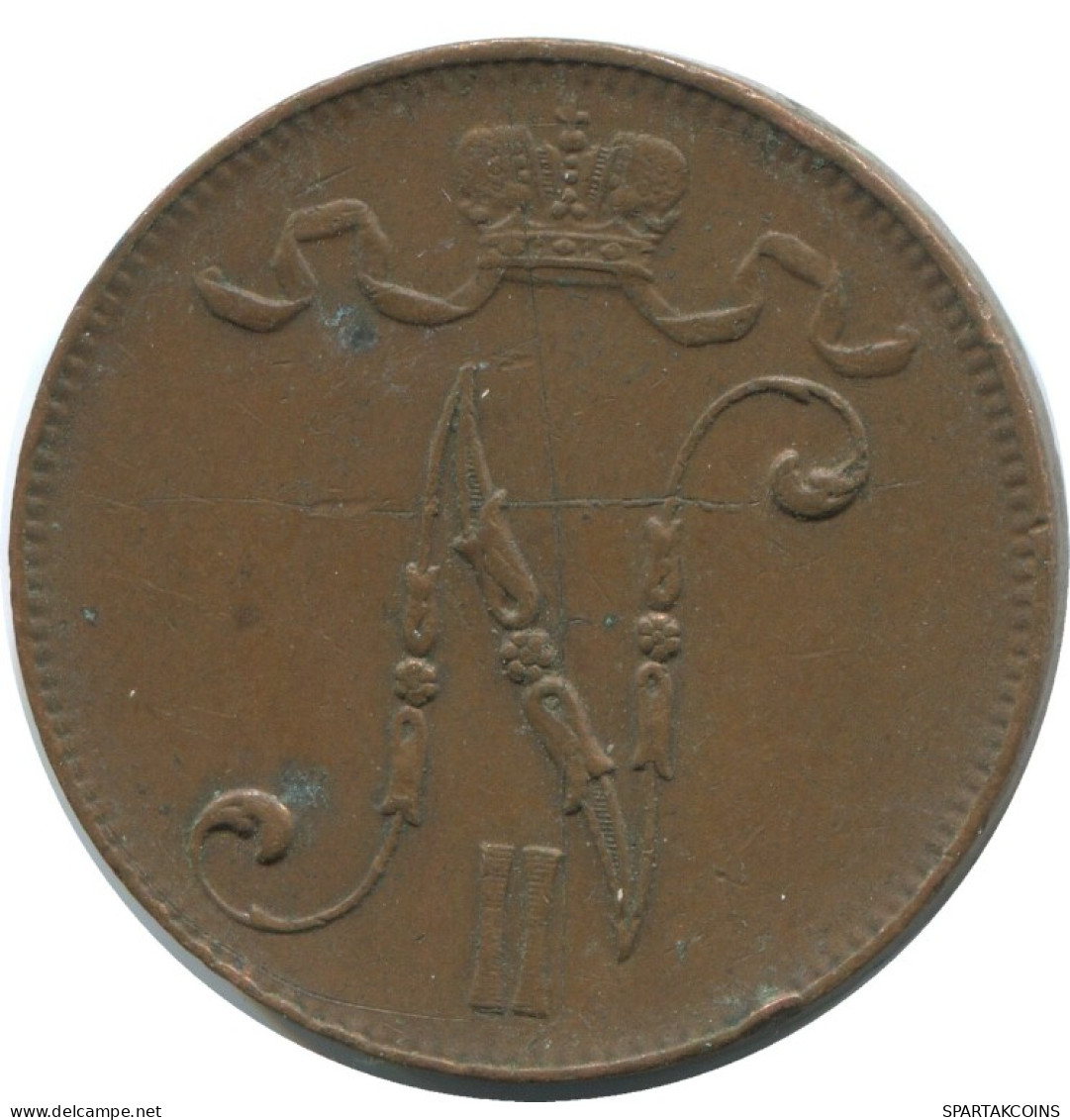 5 PENNIA 1916 FINLAND Coin RUSSIA EMPIRE #AB144.5.U.A - Finnland