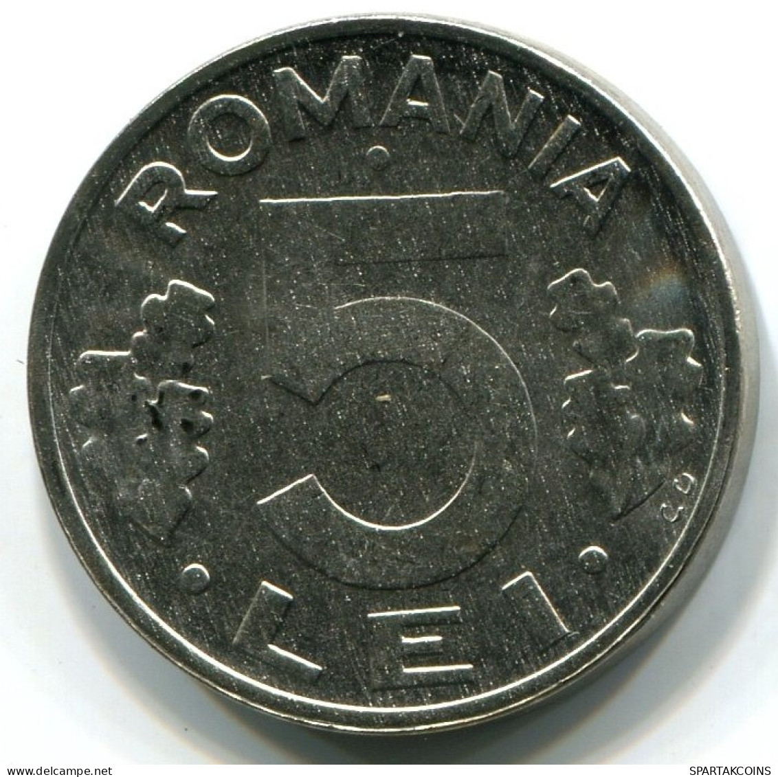 5 LEI 1992 ROUMANIE ROMANIA UNC Eagle Coat Of Arms V.G Mark Pièce #W11338.F.A - Roemenië