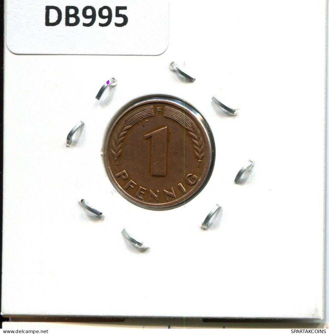 1 PFENNIG 1948 F BRD DEUTSCHLAND Münze GERMANY #DB995.D.A - 1 Pfennig