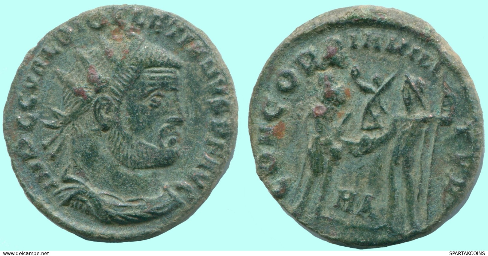 DIOCLETIAN HERACLEA Mint: AD 295/97 CONCORDIA MILITVM 3.2g/20mm #ANC13071.17.U.A - The Tetrarchy (284 AD To 307 AD)