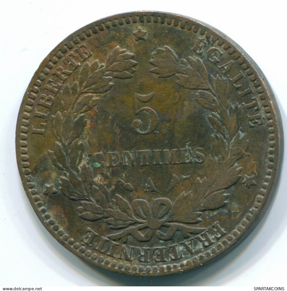 5 CENTIMES 1897 A FRANCIA FRANCE Moneda CERES XF- #FR1120.6.E.A - 5 Centimes