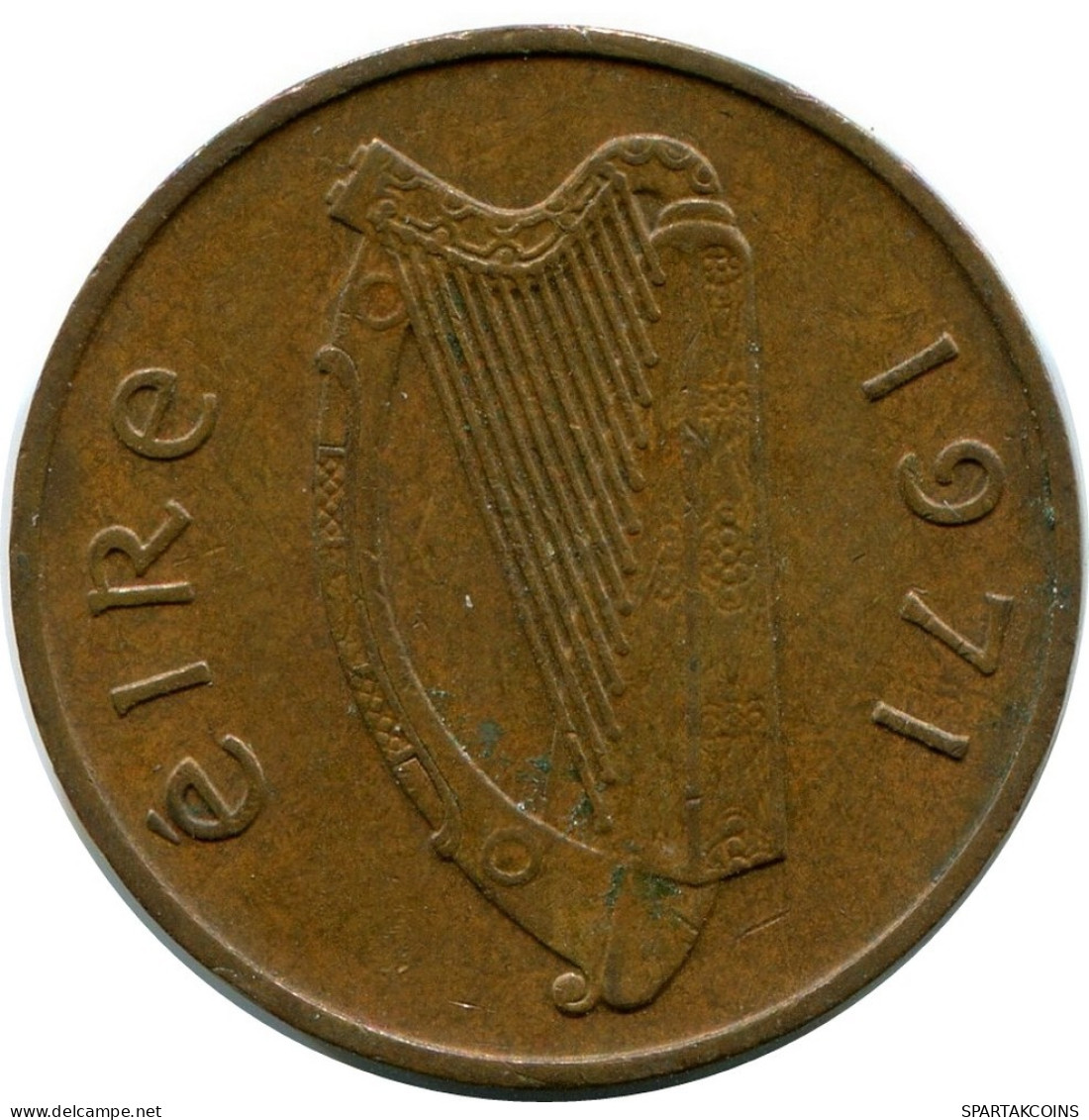 1 PENNY 1971 IRELAND Coin #AY258.2.U.A - Ireland