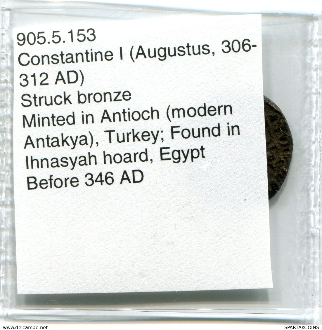 CONSTANTINE I MINTED IN ANTIOCH FROM THE ROYAL ONTARIO MUSEUM #ANC10639.14.F.A - The Christian Empire (307 AD Tot 363 AD)