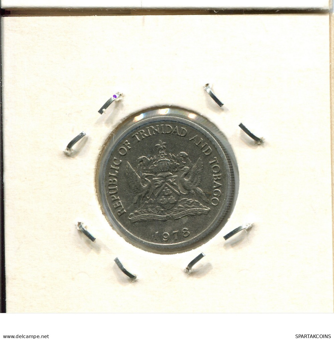 25 CENTS 1978 TRINIDAD AND TOBAGO Coin #BA126.U.A - Trinidad En Tobago