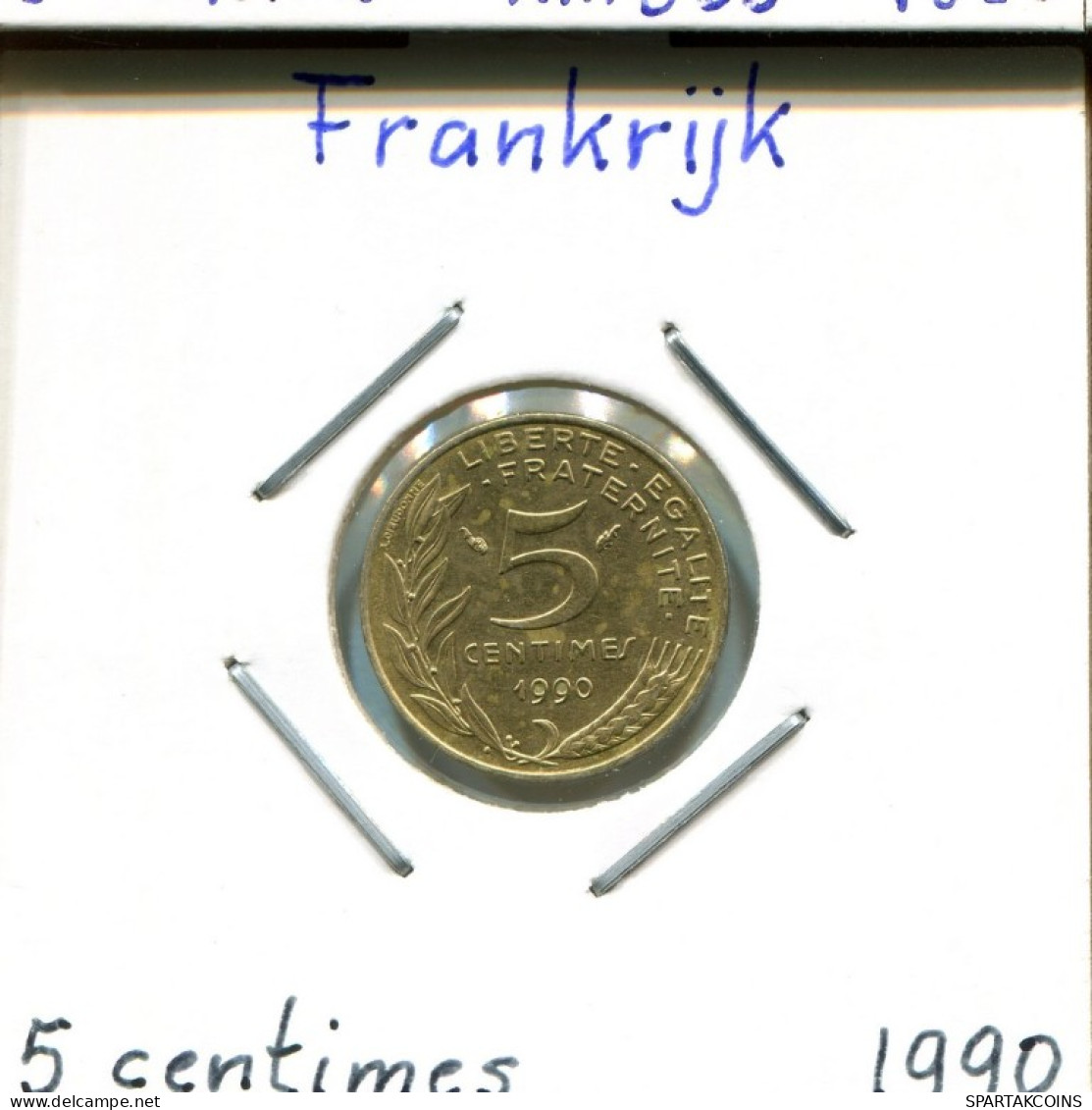 5 CENTIMES 1990 FRANCE Pièce Française #AM058.F.A - 5 Centimes