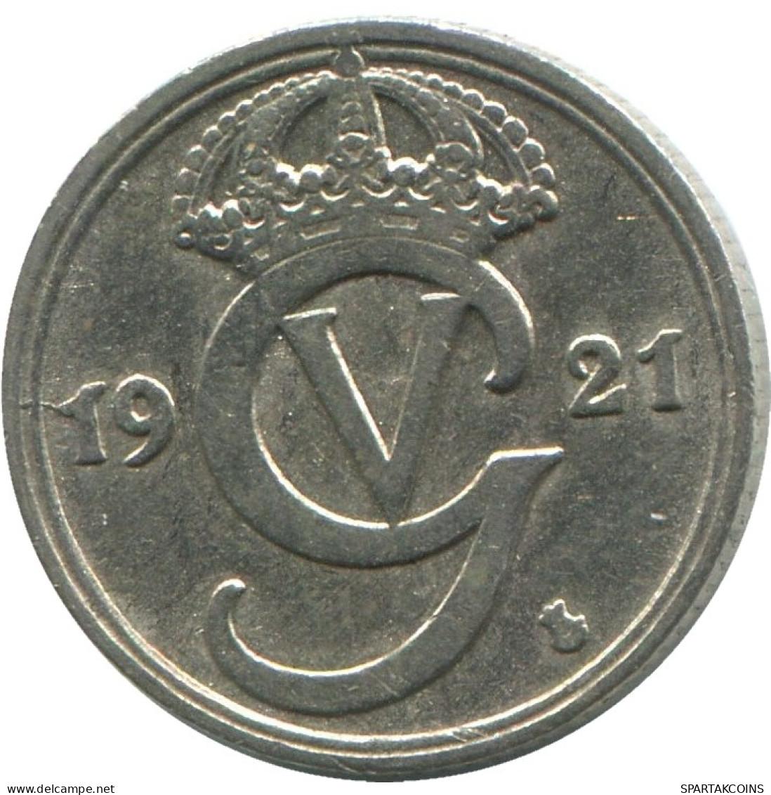 10 ORE 1921 SCHWEDEN SWEDEN Münze #AD125.2.D.A - Schweden