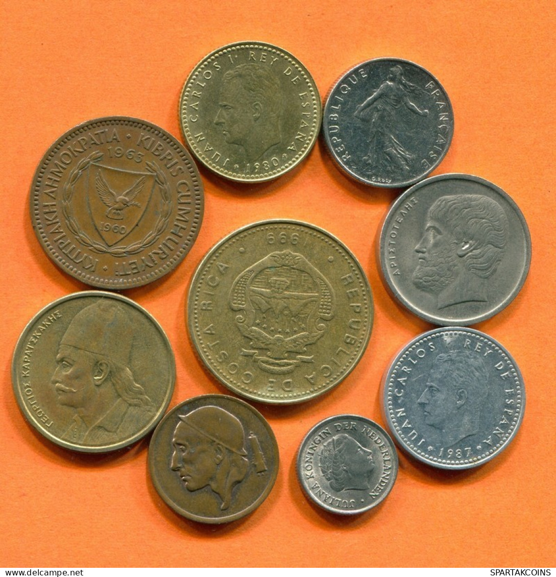 Collection MUNDO Moneda Lote Mixto Diferentes PAÍSES Y REGIONES #L10138.1.E.A - Other & Unclassified