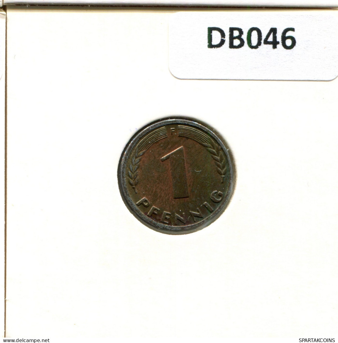 1 PFENNIG 1950 F BRD ALEMANIA Moneda GERMANY #DB046.E.A - 1 Pfennig