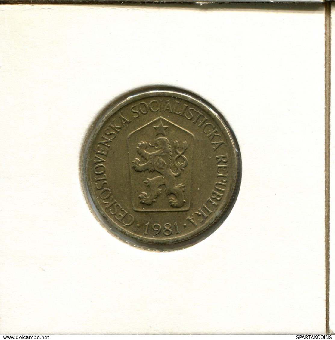 1 KORUNA 1981 CZECHOSLOVAKIA Coin #AS969.U.A - Tschechoslowakei