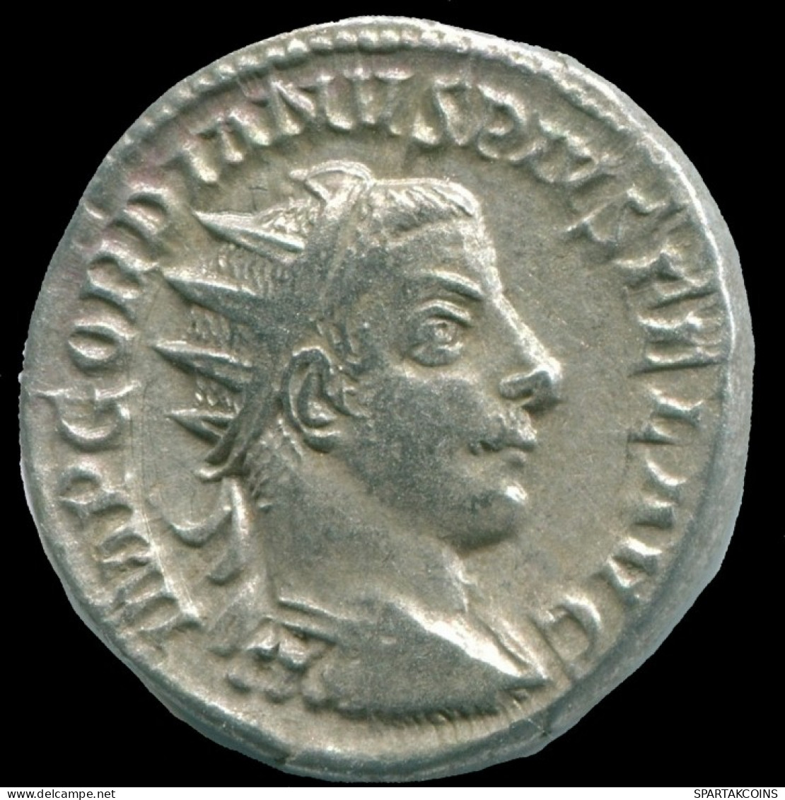 GORDIAN III AR ANTONINIANUS ANTIOCH Mint AD 243 FORTVNA REDVX #ANC13161.35.D.A - La Crisi Militare (235 / 284)
