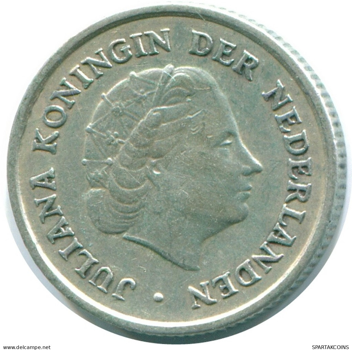 1/10 GULDEN 1960 NETHERLANDS ANTILLES SILVER Colonial Coin #NL12251.3.U.A - Niederländische Antillen