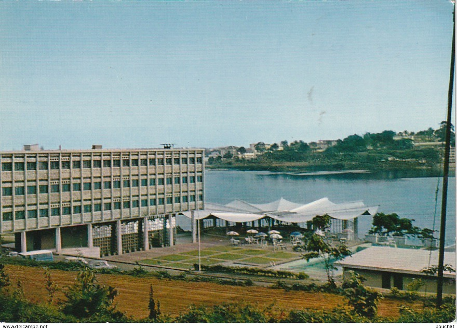 NE 17- COTE D' IVOIRE - ABIDJAN - L' HOTEL DES RELAIS A COCODY - CARTE COULEURS - 2 SCANS - Elfenbeinküste