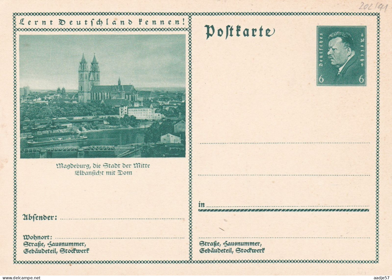 Magdeburg - Bildpostkarte 1934 -  Mint - Postkarten