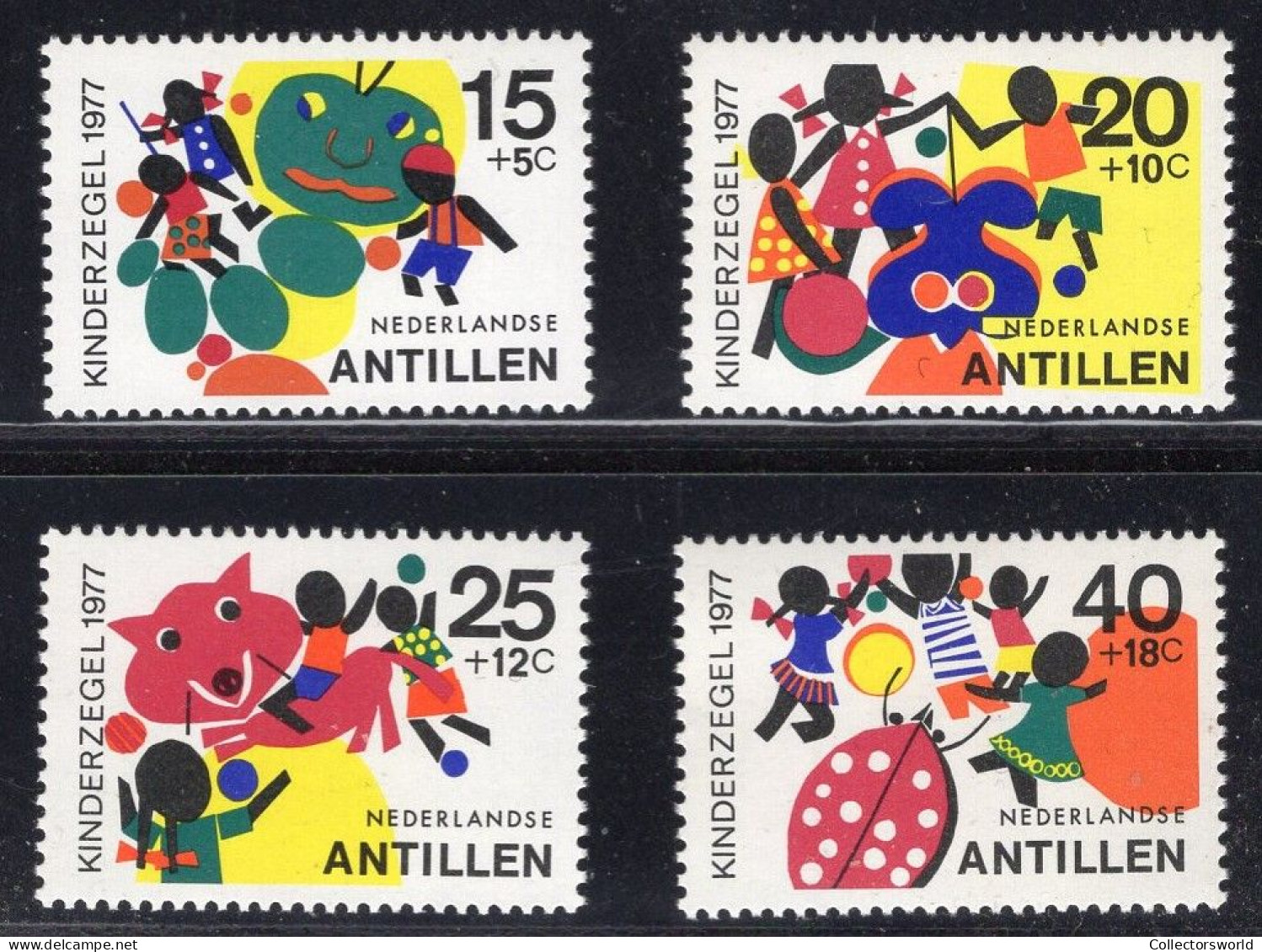Netherlands Antilles 1977 Serie 4v Child Care MNH - Antille