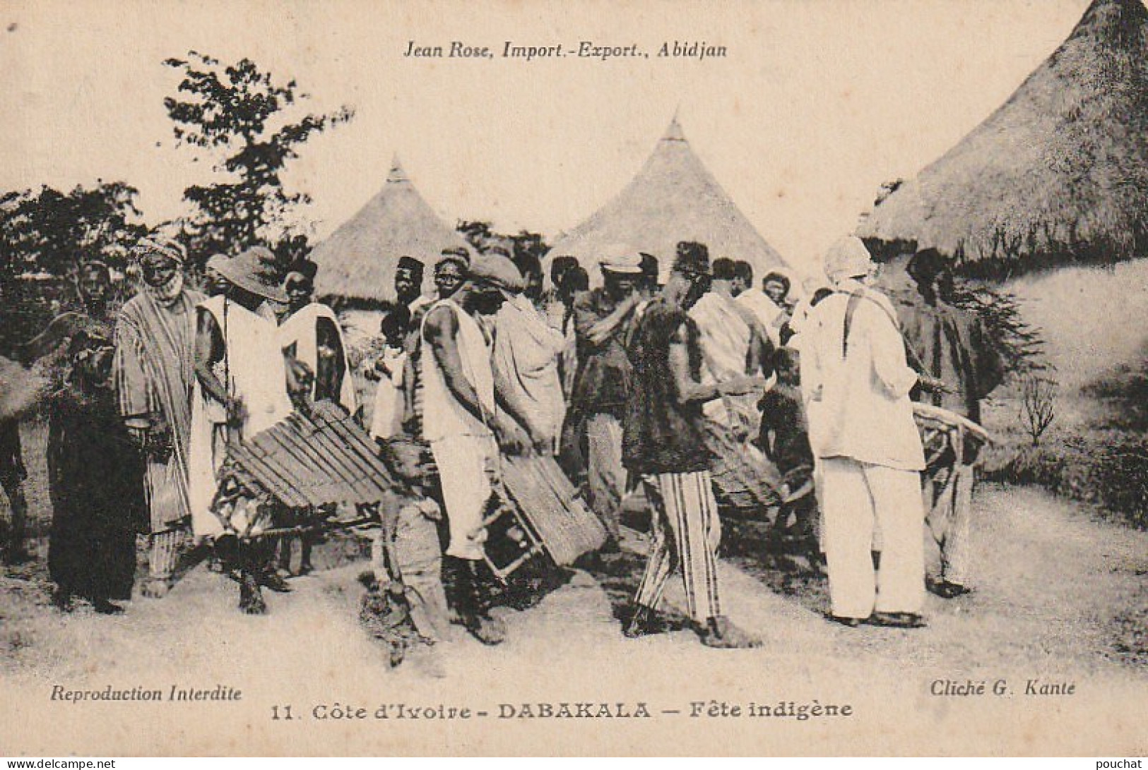 NE 17 - COTE D' IVOIRE  - DABAKALA - FETE INDIGENE  - 2 SCANS - Côte-d'Ivoire