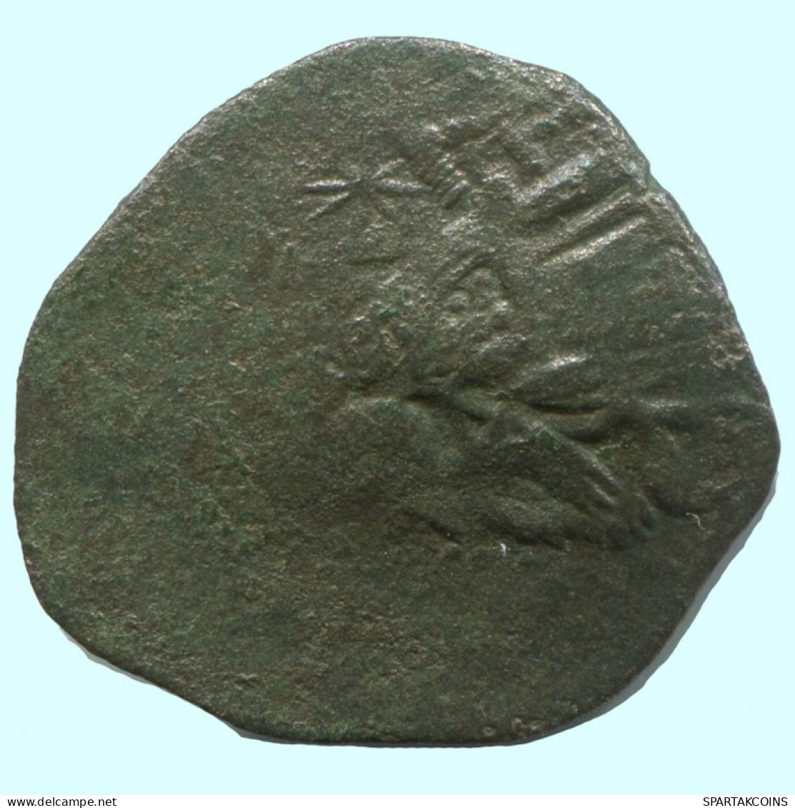 Auténtico Original Antiguo BYZANTINE IMPERIO Trachy Moneda 1.8g/21mm #AG627.4.E.A - Byzantines