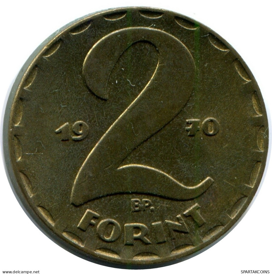 2 FORINT 1970 HUNGARY Coin #AY636.U.A - Ungheria