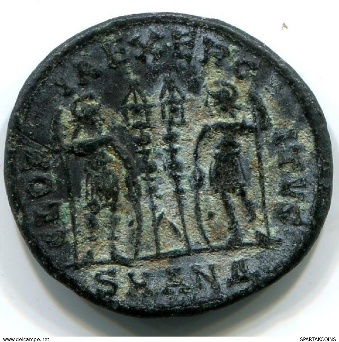 CONSTANTINE I AE SMALL FOLLIS Antike RÖMISCHEN KAISERZEIT Münze #ANC12380.6.D.A - L'Empire Chrétien (307 à 363)