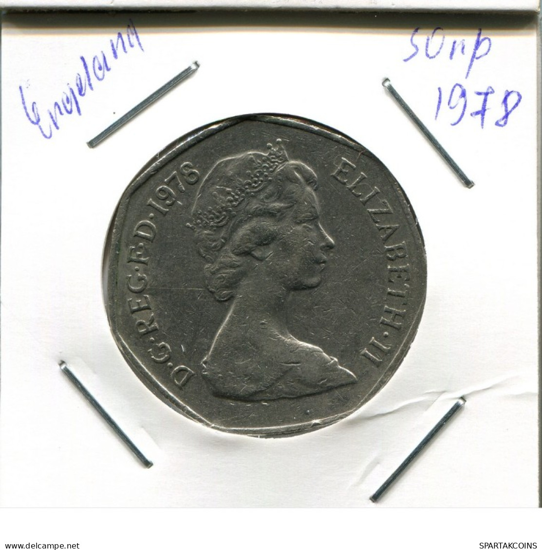 50 NEW PENCE 1978 UK GBAN BRETAÑA GREAT BRITAIN Moneda #AN545.E.A - Sonstige & Ohne Zuordnung