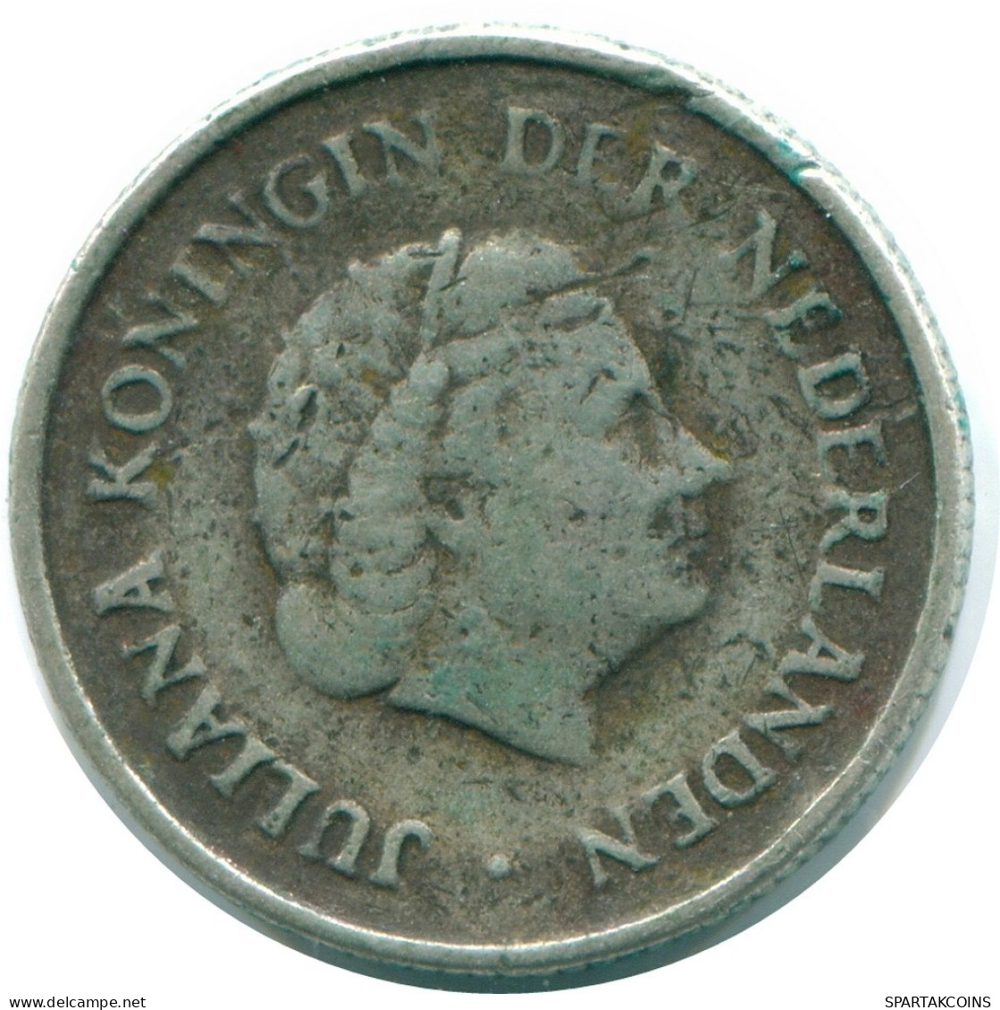1/4 GULDEN 1965 ANTILLAS NEERLANDESAS PLATA Colonial Moneda #NL11399.4.E.A - Antilles Néerlandaises