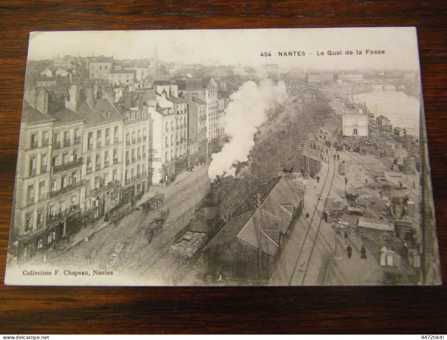 CPA - Nantes (44) - Quai De La Fosse - Train Locomotive - 1914 - SUP (HV 42) - Nantes