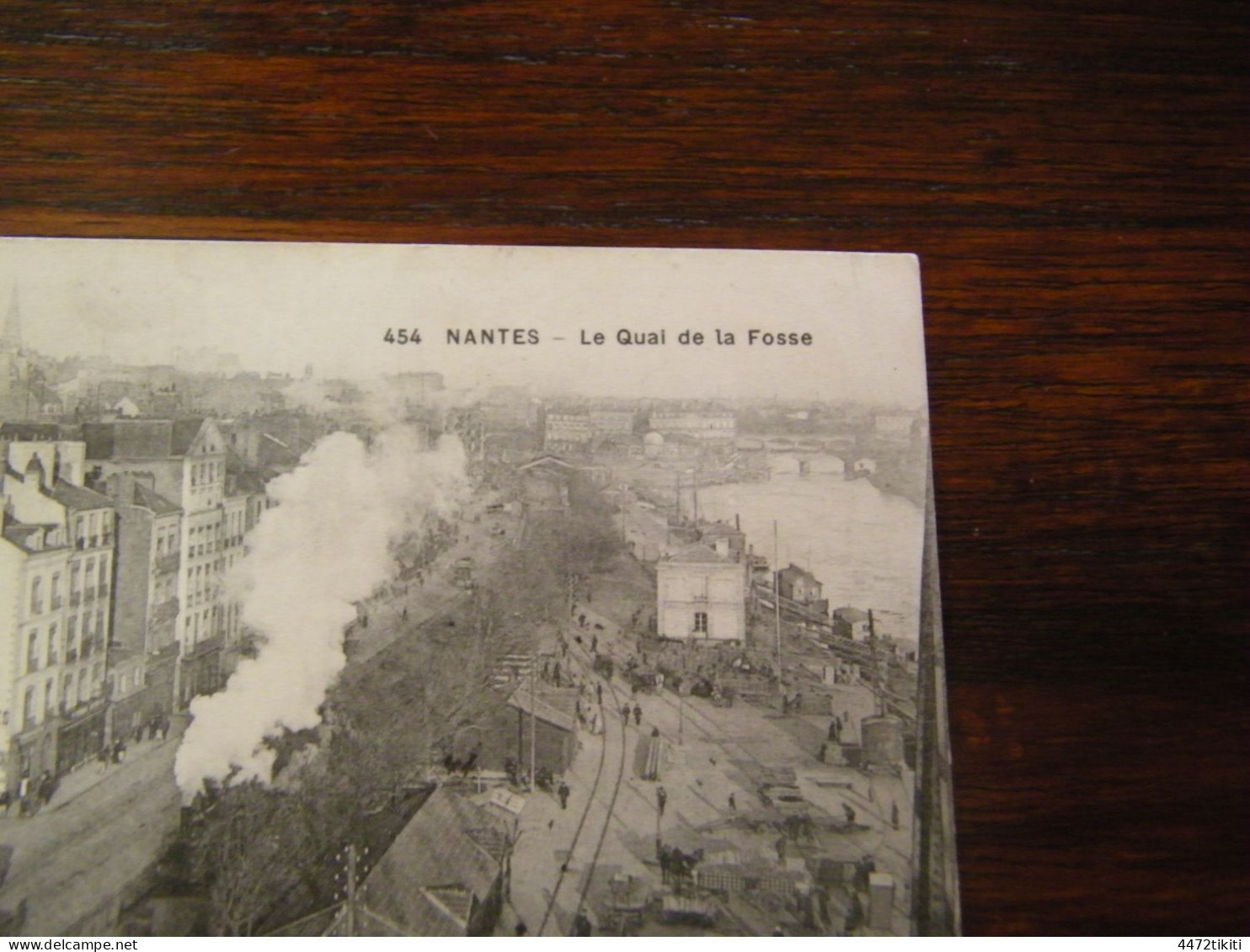 CPA - Nantes (44) - Quai De La Fosse - Train Locomotive - 1914 - SUP (HV 42) - Nantes