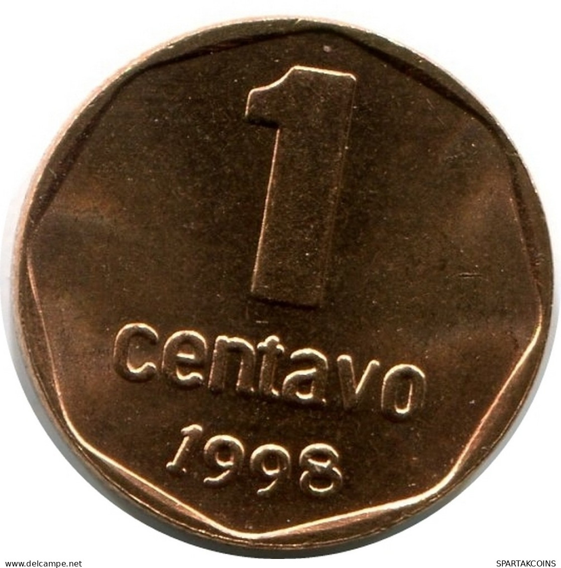 1 CENTAVO 1998 ARGENTINA Coin UNC #M10131.U.A - Argentinië