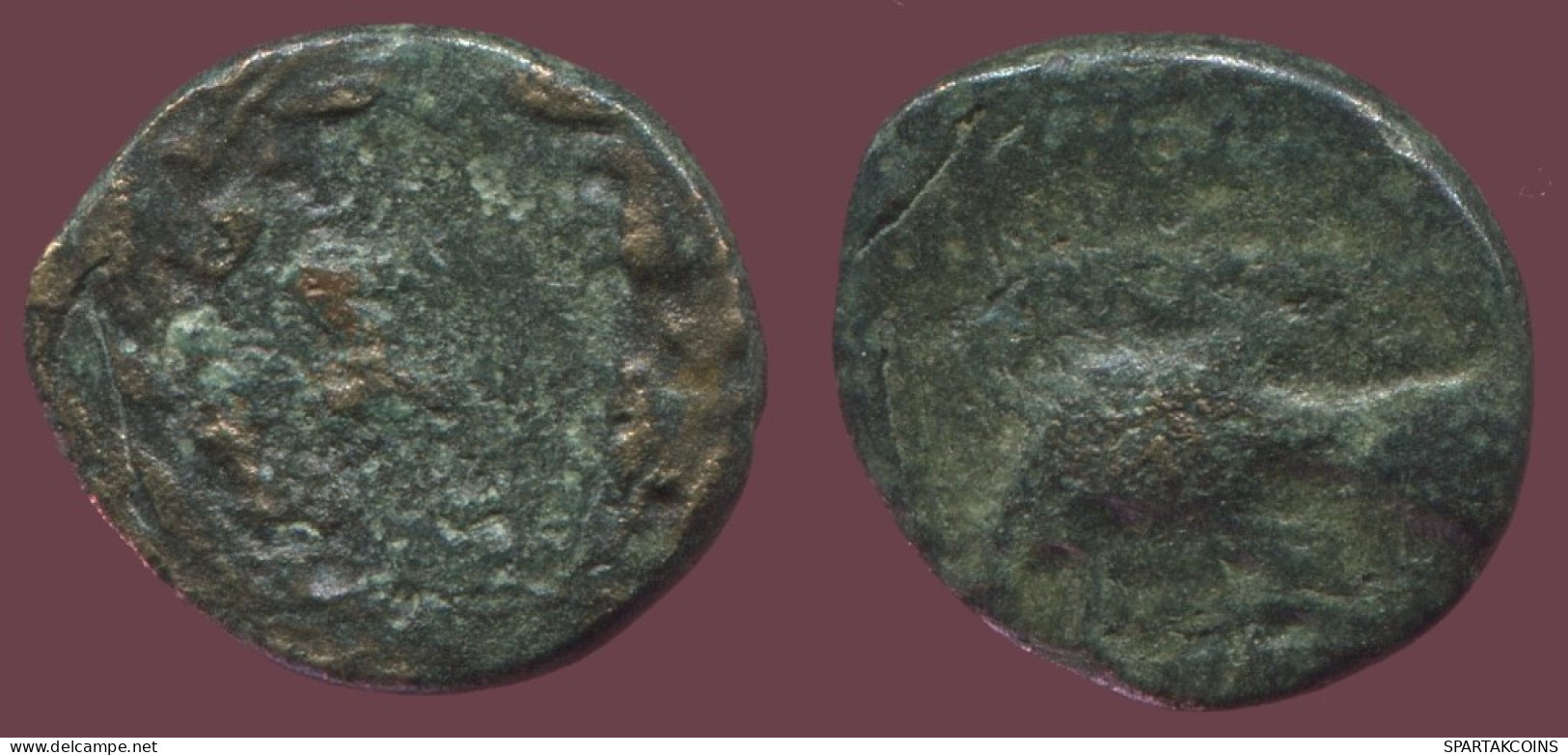 Antique Authentique Original GREC Pièce 1.9g/14mm #ANT1464.9.F.A - Griechische Münzen