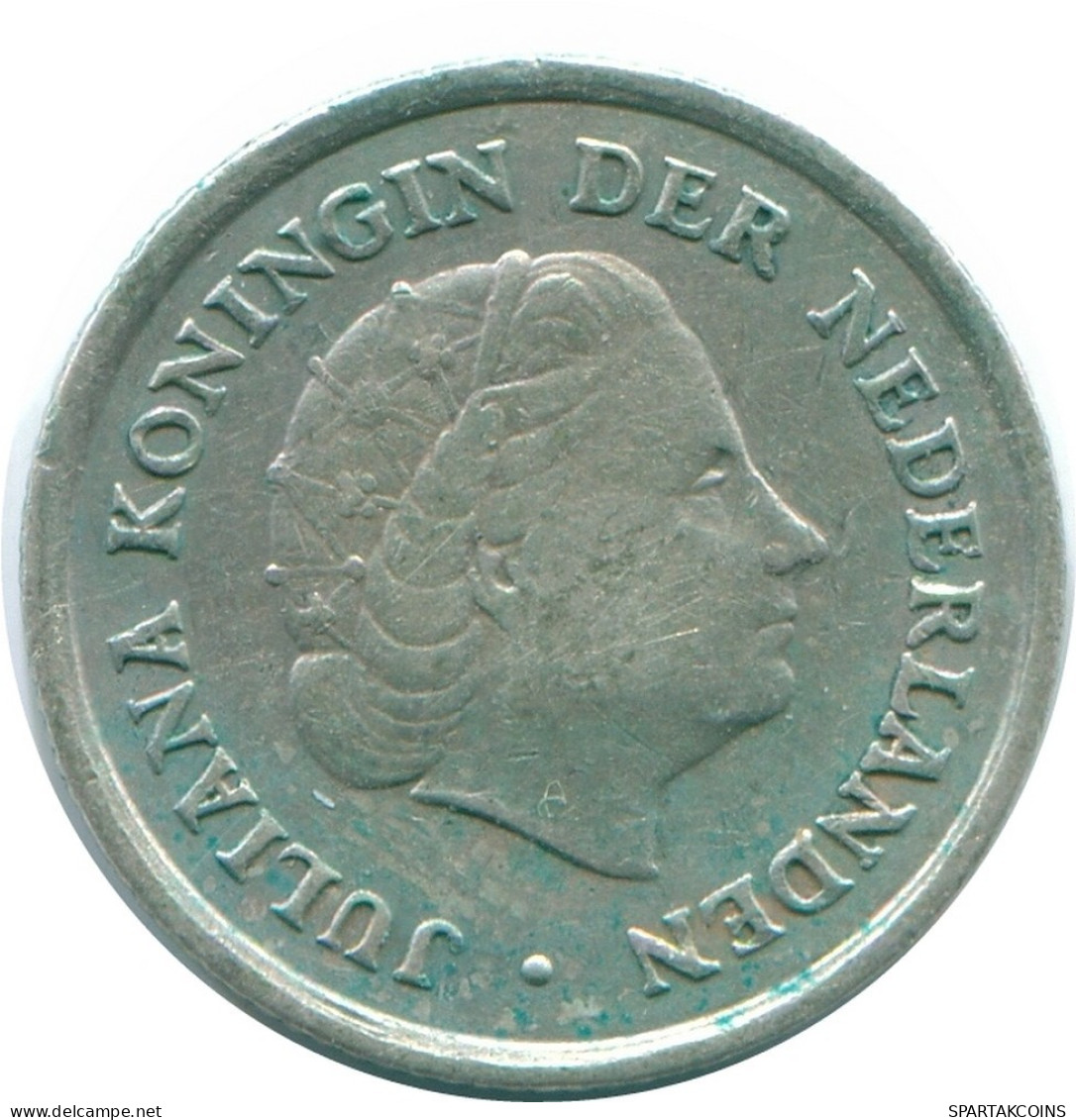 1/10 GULDEN 1966 NETHERLANDS ANTILLES SILVER Colonial Coin #NL12826.3.U.A - Niederländische Antillen