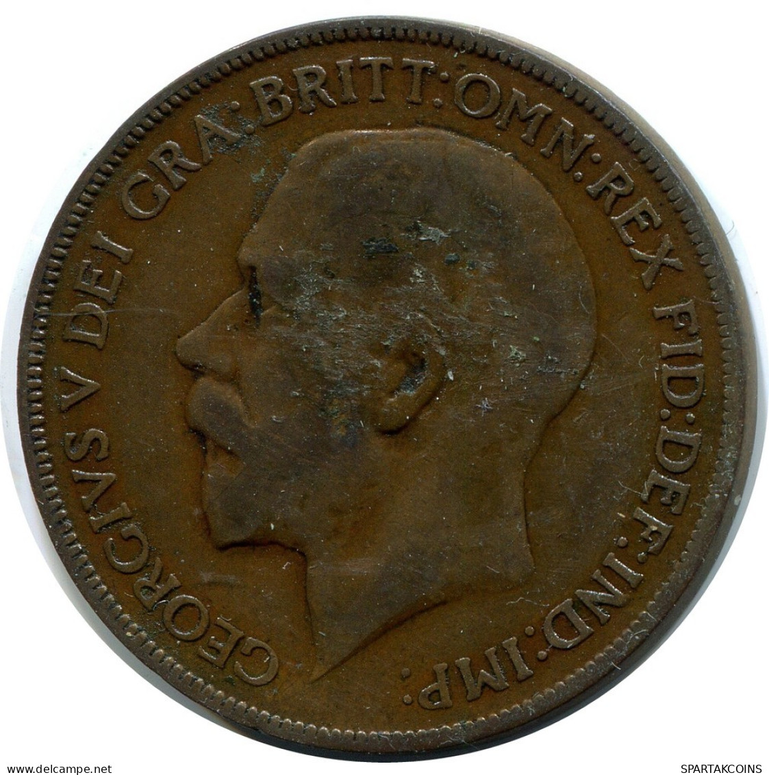 PENNY 1921 UK GBAN BRETAÑA GREAT BRITAIN Moneda #AZ713.E.A - D. 1 Penny