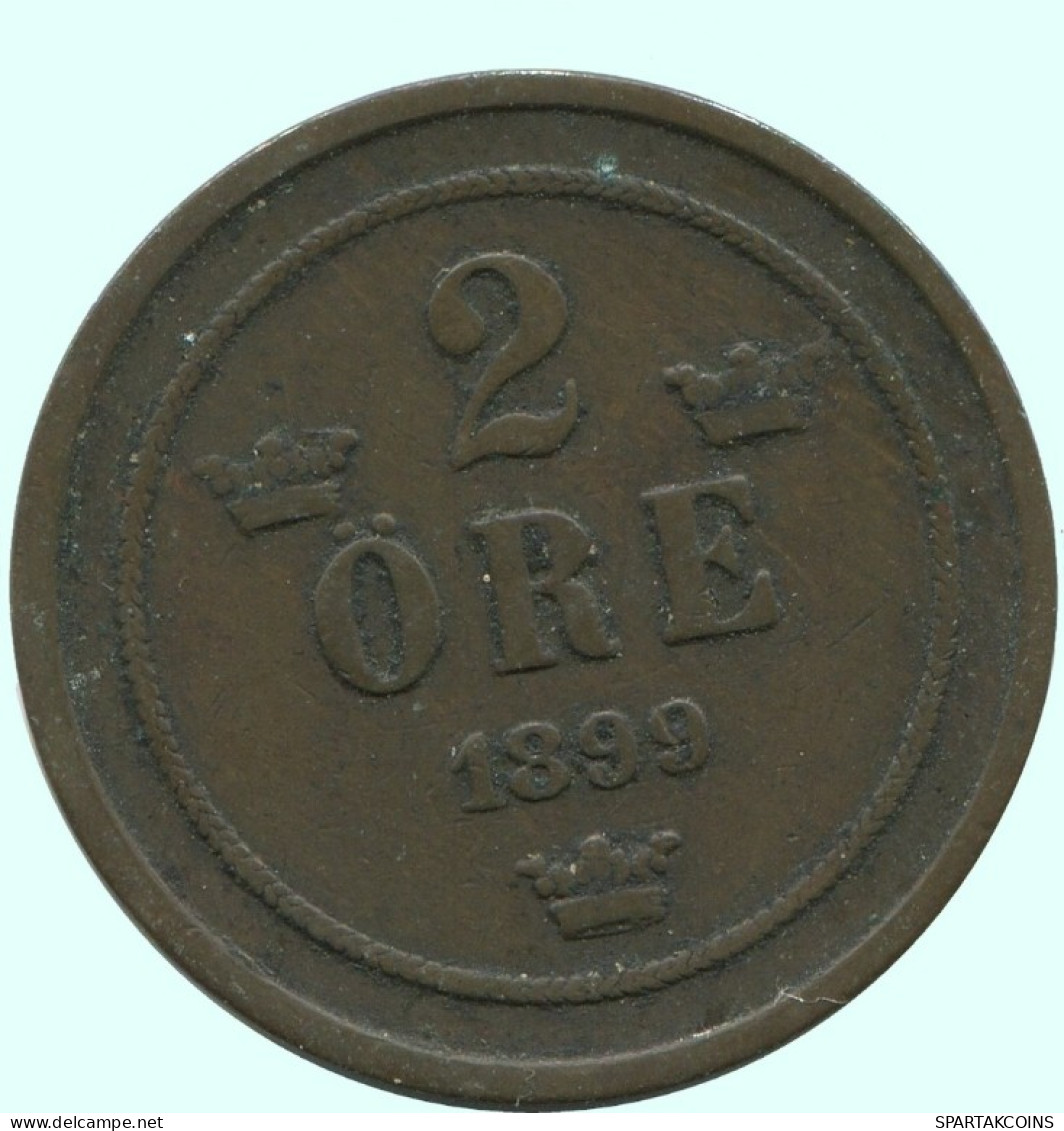 2 ORE 1899 SUECIA SWEDEN Moneda #AC865.2.E.A - Suède