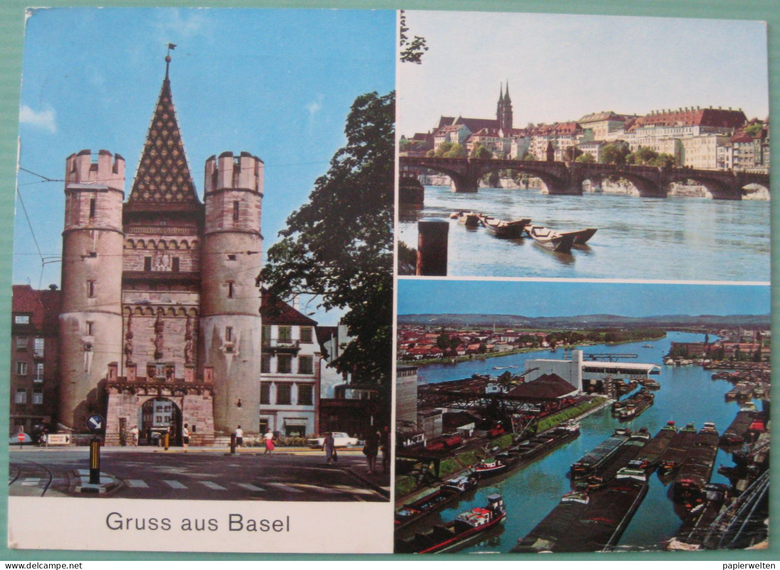 Basel - Mehrbildkarte "Gruss Aus Basel" - Bazel