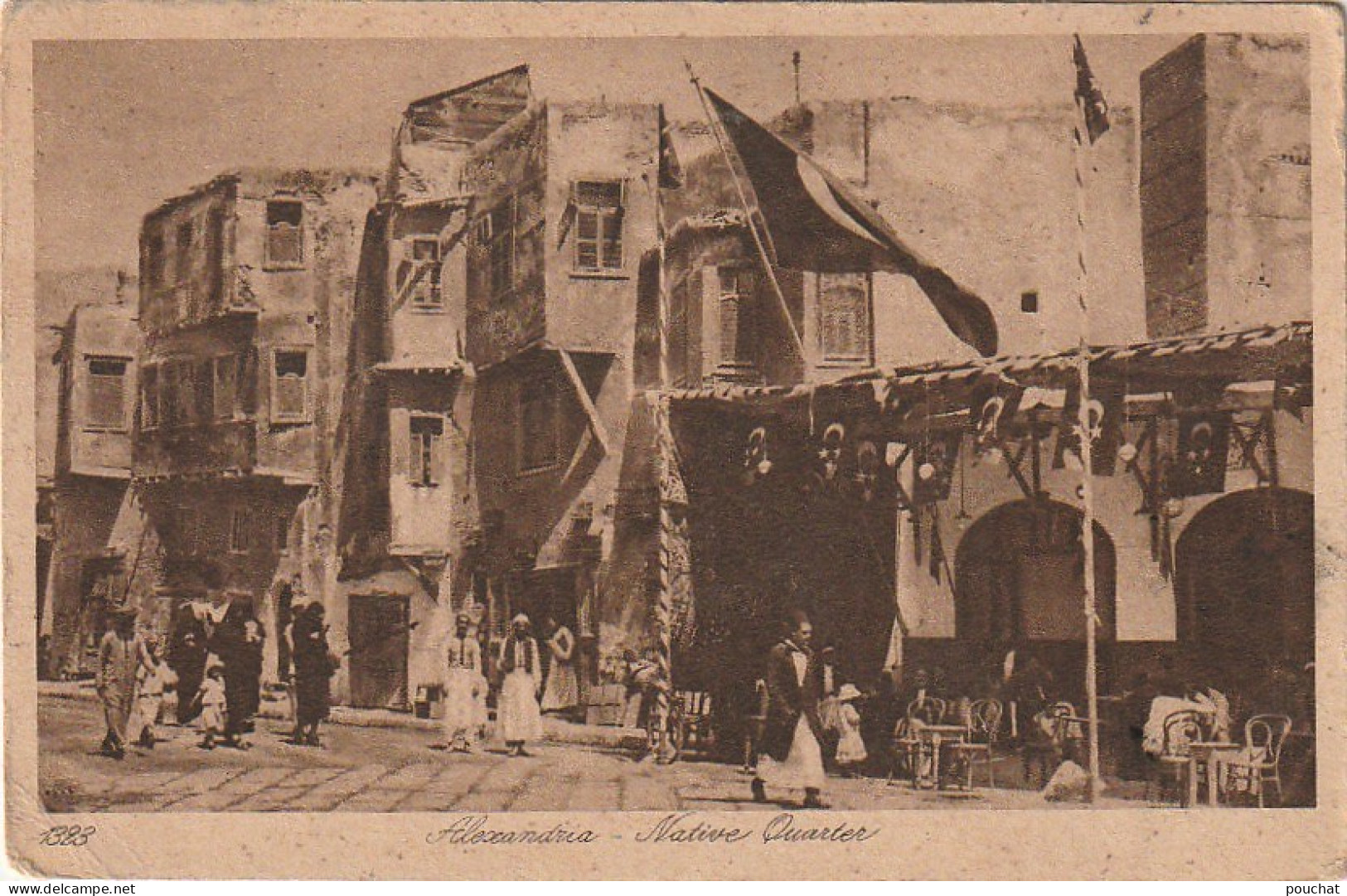 NE 19 - EGYPTE - ALEXANDRIA - NATIVE QUARTER - 2 SCANS - Alexandrië