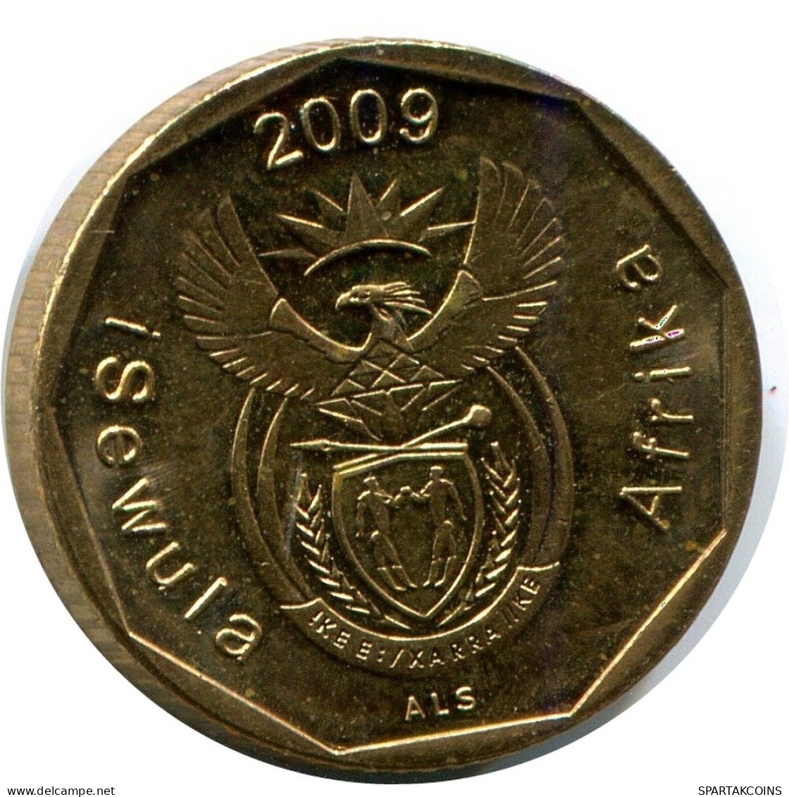 10 CENTS 2009 SOUTH AFRICA Coin #AP939.U.A - Sudáfrica