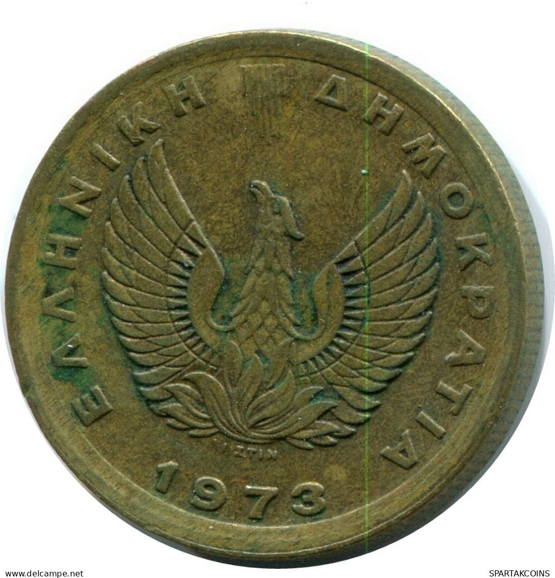 50 LEPTA 1973 GRECIA GREECE Moneda #AW707.E.A - Griekenland