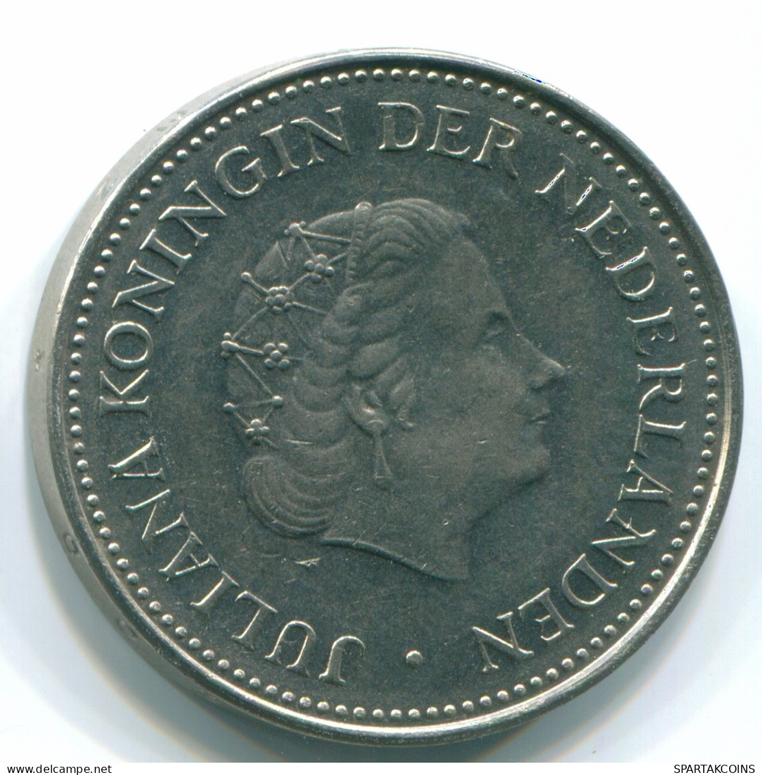 1 GULDEN 1971 ANTILLAS NEERLANDESAS Nickel Colonial Moneda #S12014.E.A - Antillas Neerlandesas