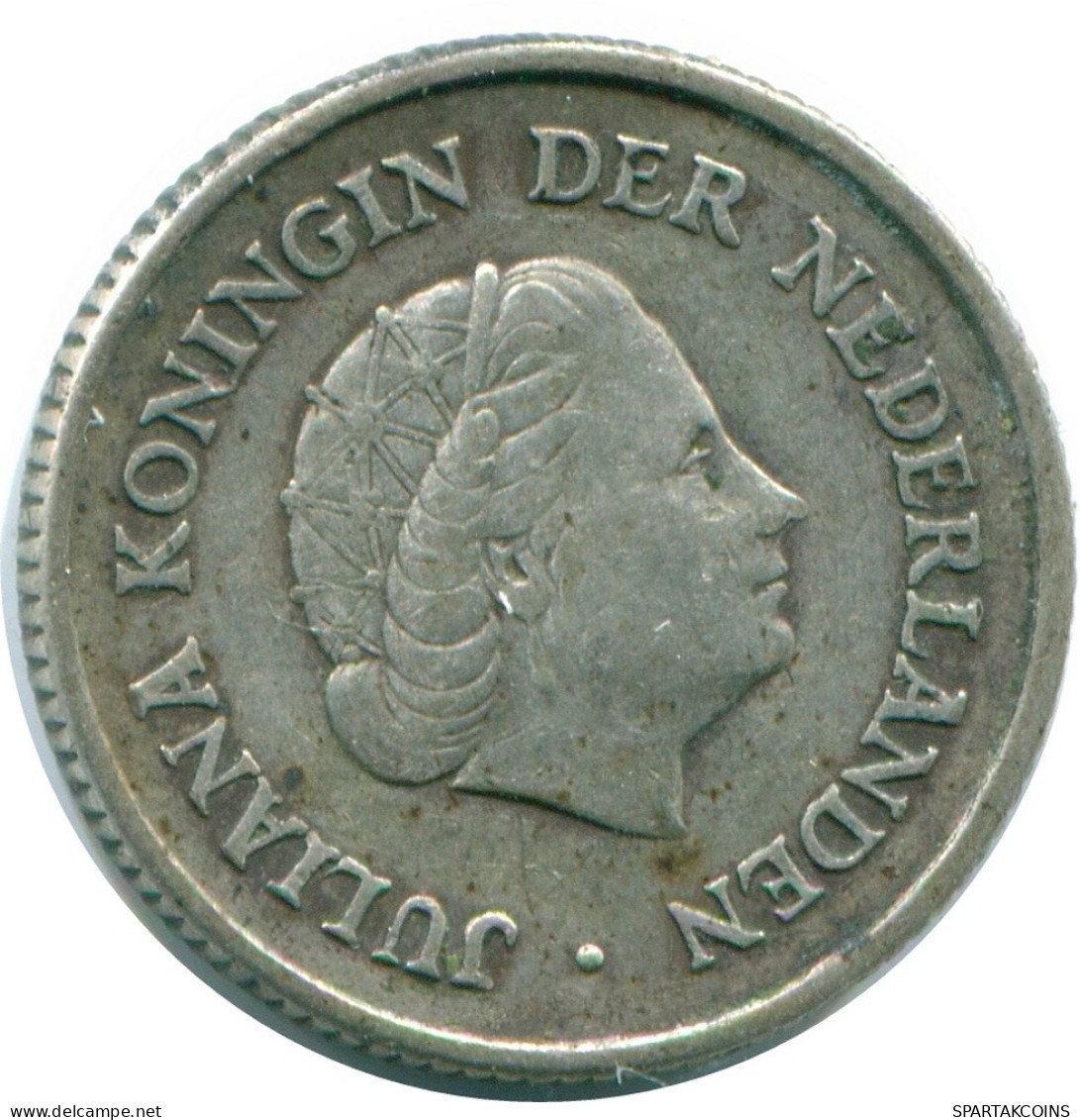 1/4 GULDEN 1963 ANTILLAS NEERLANDESAS PLATA Colonial Moneda #NL11266.4.E.A - Niederländische Antillen