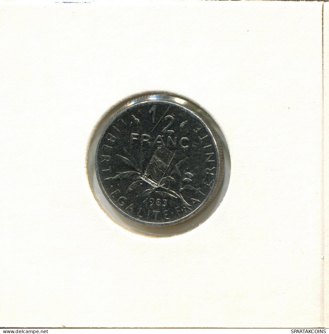 1/2 FRANC 1983 FRANCIA FRANCE Moneda #BB530.E.A - 1/2 Franc